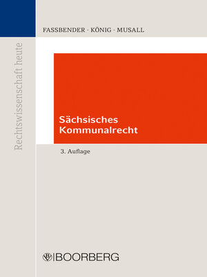 cover image of Sächsisches Kommunalrecht